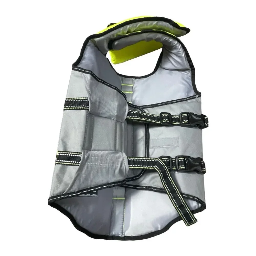 Arcadia Trail High Visibility Dog Life Jacket Flotation Aid Yellow Large